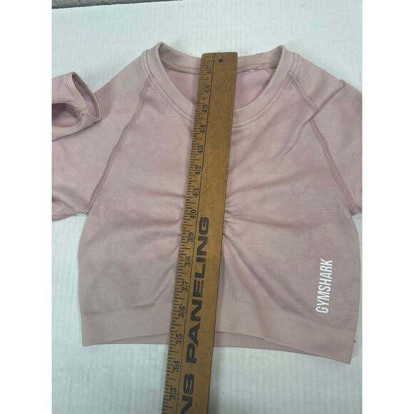 Gymshark Long Sleeve Women’s Adapt Camo Seamless Camo Cropped Top Shirt Small - Picture 6 of 6